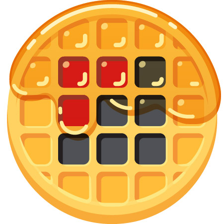 Waffle with Ntracts logo